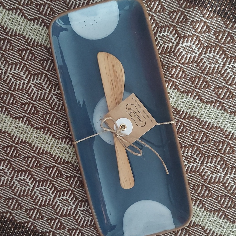 Mudpie Blue Everything Plate